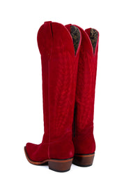 Georgina Gamuza Pastels Tall Snip Toe Cowgirl Boot