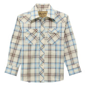 Wrangler Retro Boys Plaid Button Up