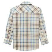 Wrangler Retro Boys Plaid Button Up