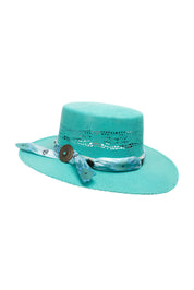 Daisy Boater Kids Straw Hat