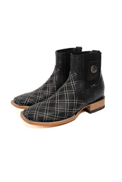 Rombos Square Toe Botin