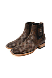 Rombos Square Toe Botin