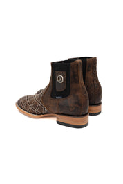 Rombos Square Toe Botin