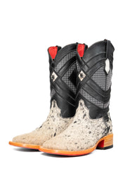 Cattleman Cowhide Red Bottom Square Toe Cowboy Boot Size 11 Box RM55