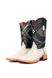Cattleman Cowhide Red Bottom Square Toe Cowboy Boot Size 13 Box RM58