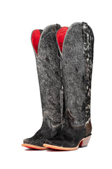 Gia Tall Cowhide Red Bottom Snip Toe Cowboy Boot Size 6 Box UW11