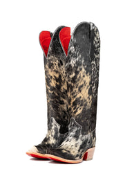 Gia Tall Cowhide Red Bottom Snip Toe Cowboy Boot Size 6 Box UW14