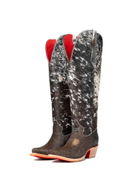 Gia Tall Cowhide Red Bottom Snip Toe Cowboy Boot Size 6 Box UW15