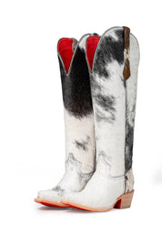 Gia Tall Cowhide Red Bottom Snip Toe Cowboy Boot Size 6.5 Box UW18