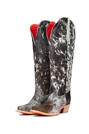 Gia Tall Cowhide Red Bottom Snip Toe Cowboy Boot Size 7.5 Box UW23