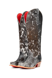 Gia Tall Cowhide Red Bottom Snip Toe Cowboy Boot Size 7.5 Box UW24