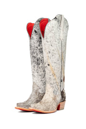 Gia Tall Cowhide Red Bottom Snip Toe Cowboy Boot Size 8 Box UW27