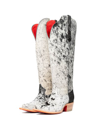 Gia Tall Cowhide Red Bottom Snip Toe Cowboy Boot Size 8 Box UW30