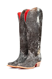 Gia Tall Cowhide Red Bottom Snip Toe Cowboy Boot Size 8.5 Box UW34