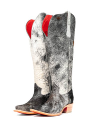 Gia Tall Cowhide Red Bottom Snip Toe Cowboy Boot Size 9 Box UW39