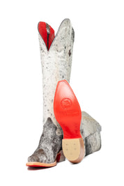 Gia Tall Cowhide Red Bottom Snip Toe Cowboy Boot Size 9.5 Box UW41