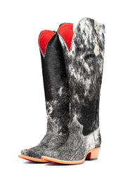 Gia Tall Cowhide Red Bottom Snip Toe Cowboy Boot Size 10 Box UW45
