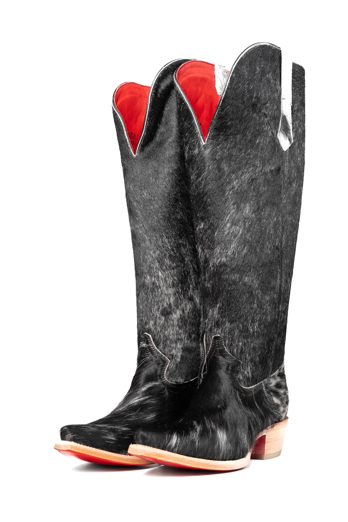 Tall Wide Calf Cowhide Boots – Rock'Em