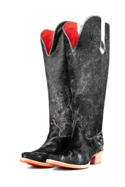 Gia Tall Cowhide Red Bottom Snip Toe Cowboy Boot Size 11 Box UW48