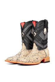 Cattleman Cowhide Red Bottom Square Toe Cowboy Boot Size 13 Box RM21
