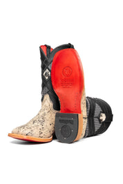 Cattleman Cowhide Red Bottom Square Toe Cowboy Boot Size 13 Box RM21