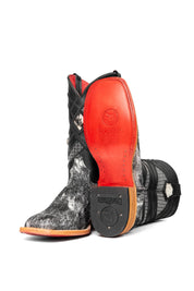 Cattleman Cowhide Red Bottom Square Toe Cowboy Boot Size 8 Box RM29