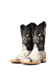 Men's Cowhide Square Toe Cowboy Boot Size 7 Box PM4