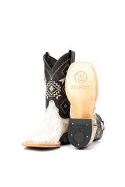 Men's Cowhide Square Toe Cowboy Boot Size 6 Box PM2