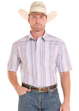 Mens Panhandle Short Sleeve Pearl Snap