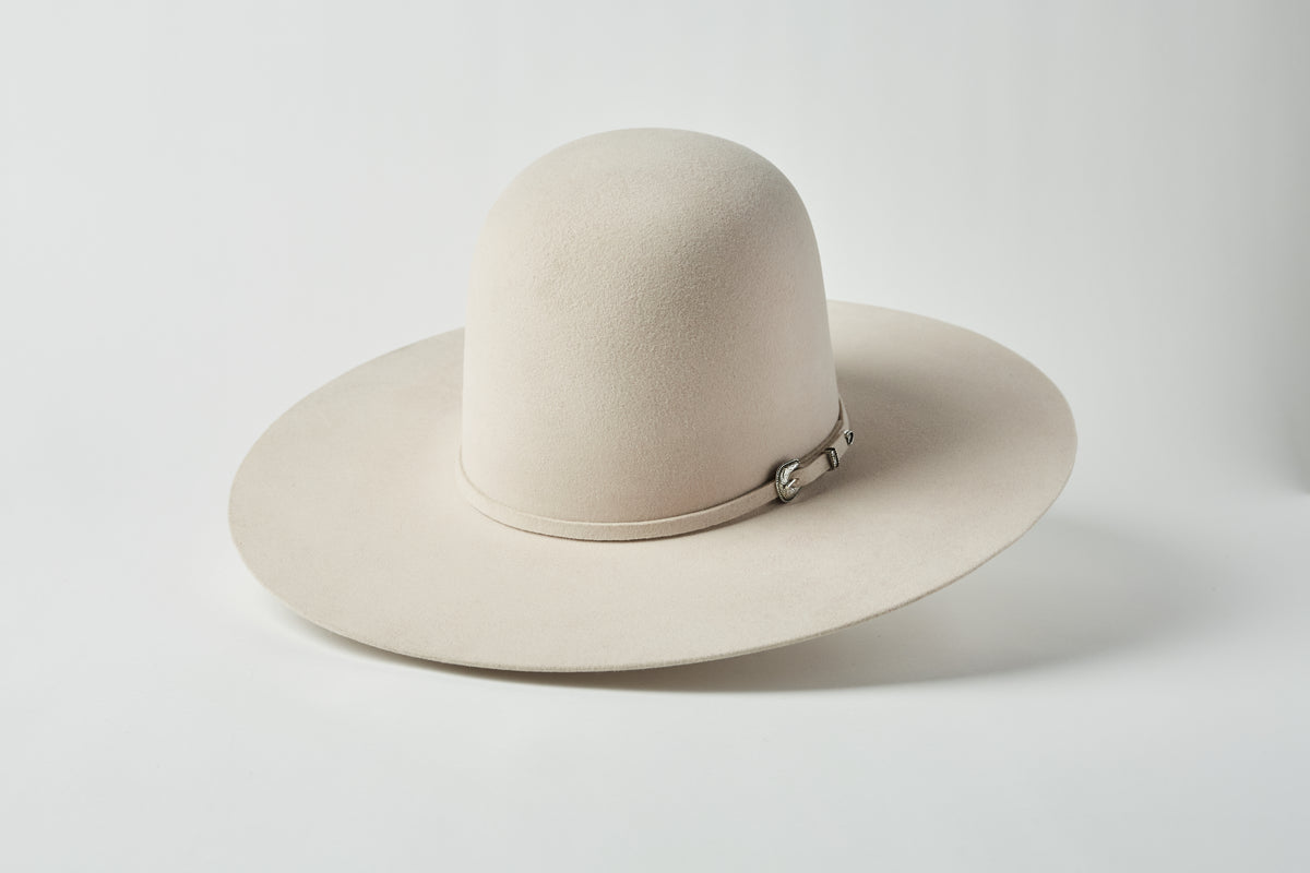 Serratelli 6X Cream Beaumont Open Crown Felt Cowboy Hat