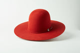 Serratelli 6X Red Beaumont Open Crown Felt Cowboy Hat