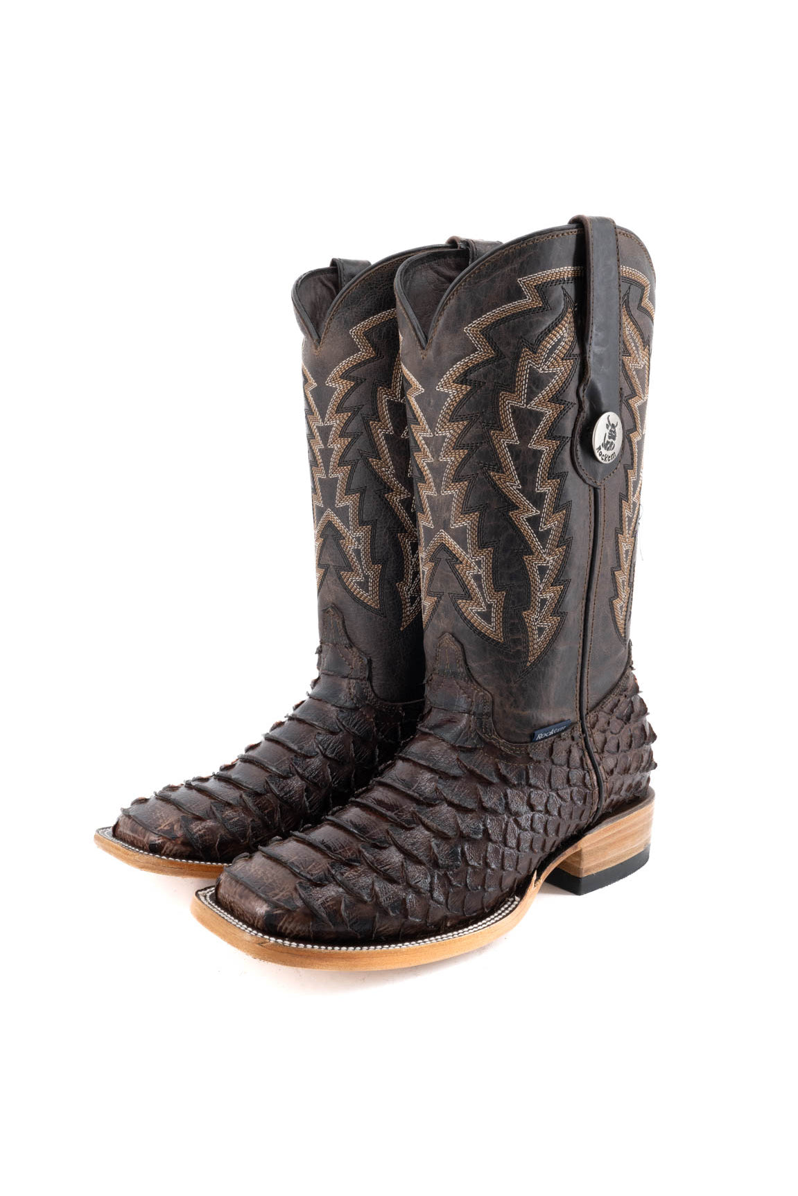 Piton Clon Square Toe Cowgirl Boot