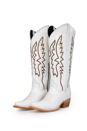 Alexa Midi Wide Calf Snip Toe Cowgirl Boot