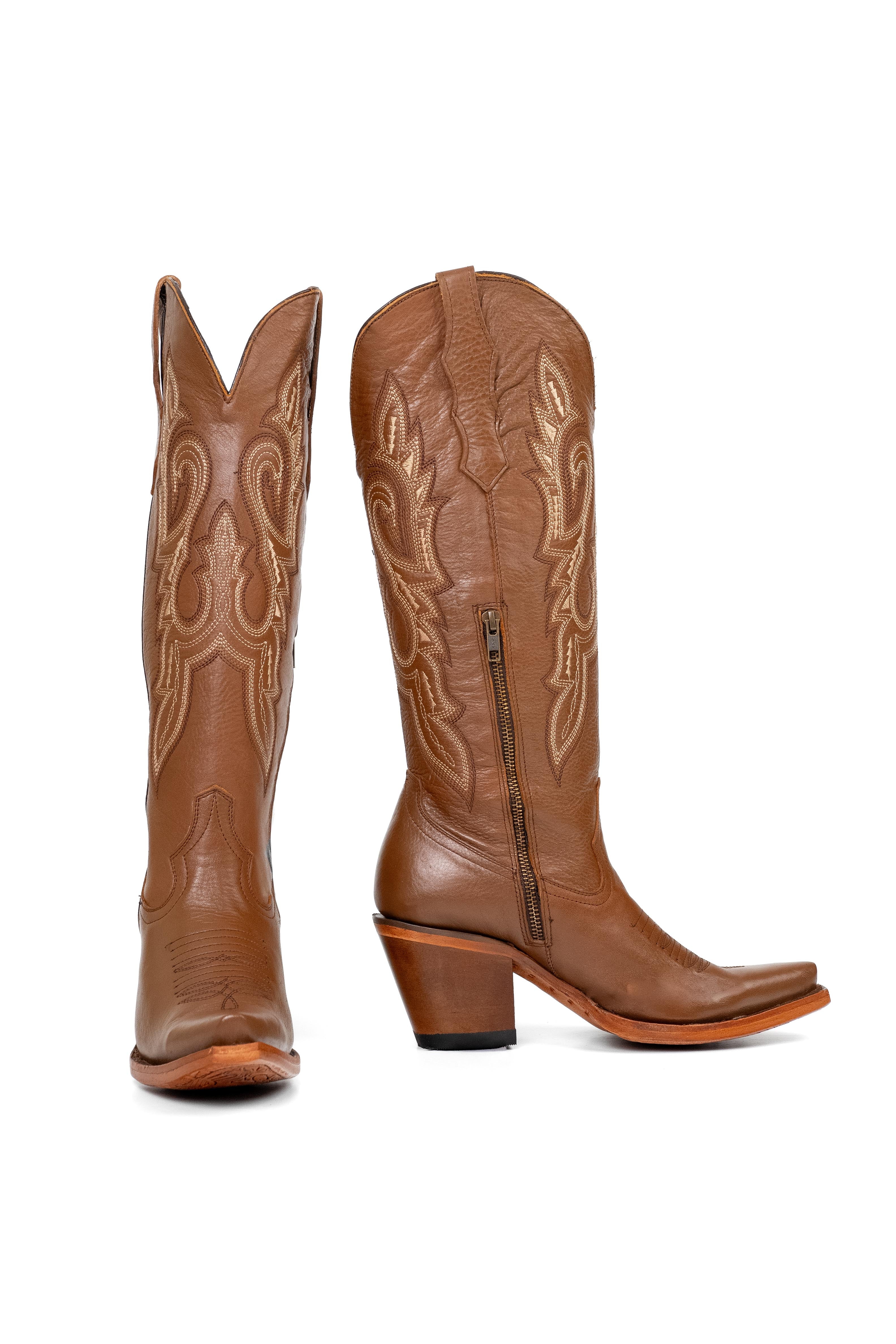 Alessia Tall Snip Toe Cowgirl Boot
