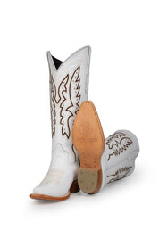 Alexa Midi Wide Calf Snip Toe Cowgirl Boot