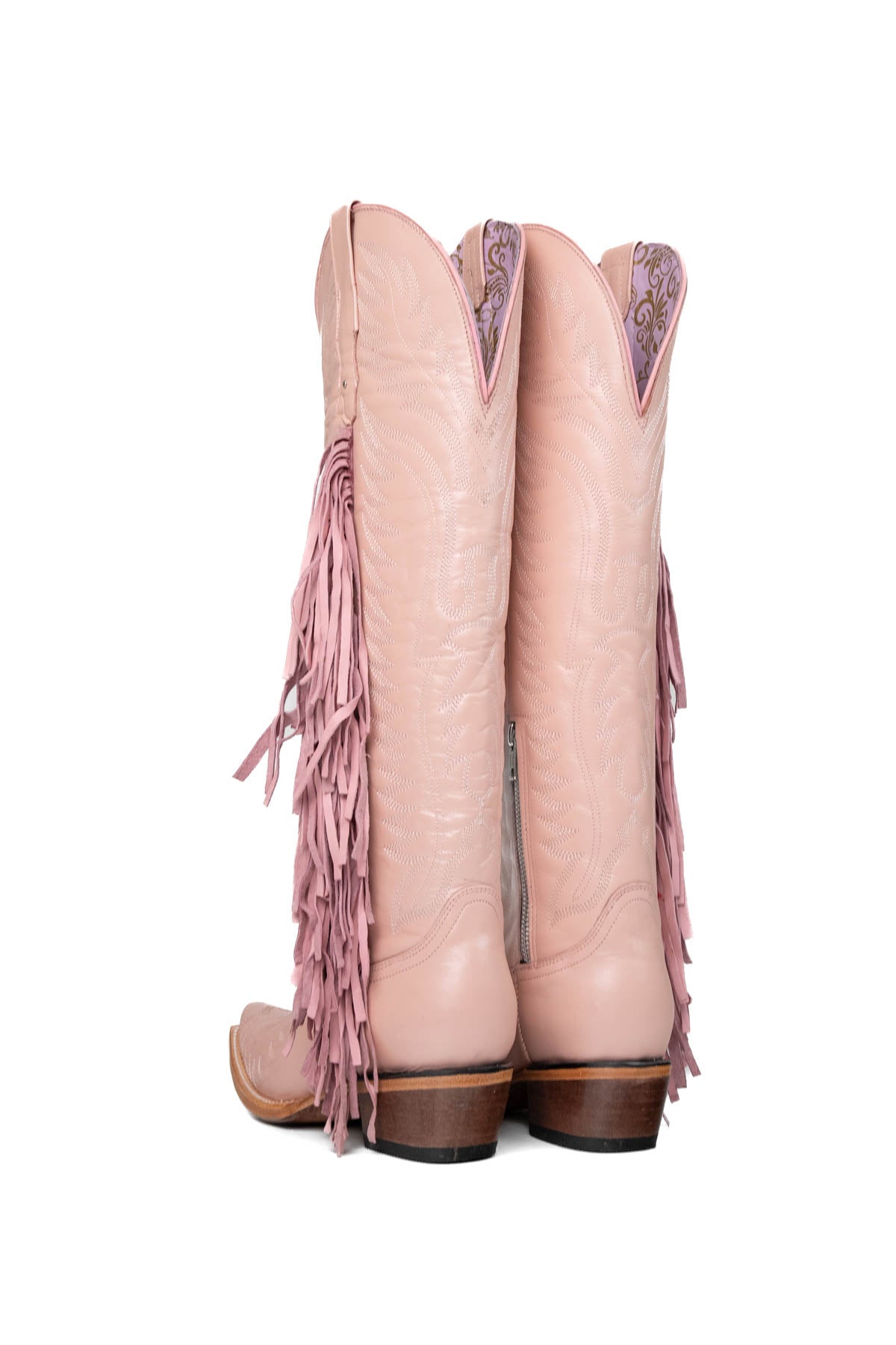 Briseida Fringe Tall Snip Toe Cowgirl Boot