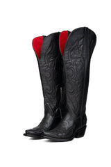 Jenny Tall Wide Calf Snip Toe Cowgirl Boot