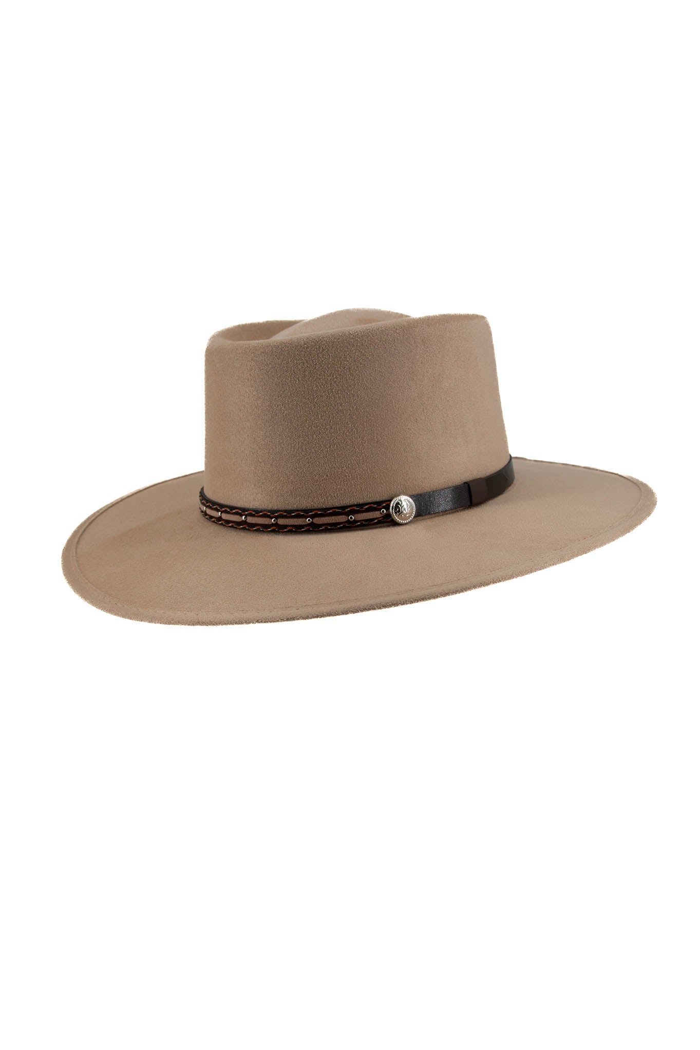 Rock'em Oval Topback Suede Hat