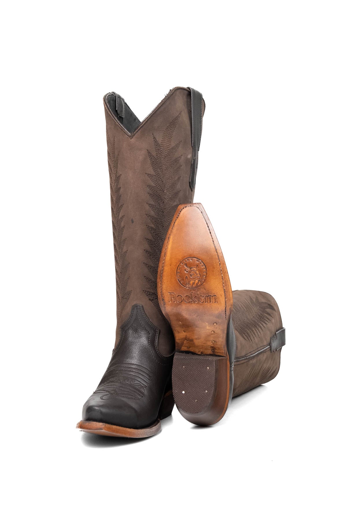 Sierra Midi Wide Calf Snip Toe Cowgirl Boot