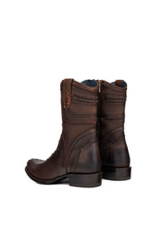 Ostrich Hornstone Narrow Toe Ankle Boot