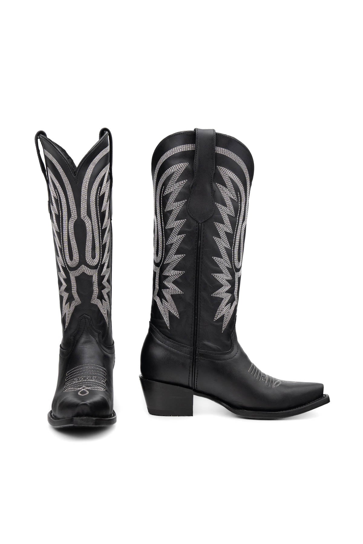 Clara Midi Snip Toe Cowgirl Boot