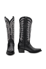 Clara Midi Snip Toe Cowgirl Boot