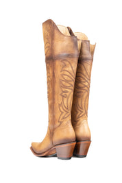 Myriam Knee High Snip Toe Cowgirl Boot
