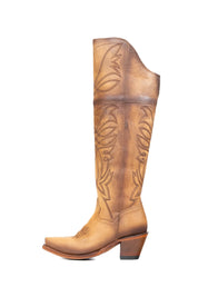 Myriam Knee High Snip Toe Cowgirl Boot