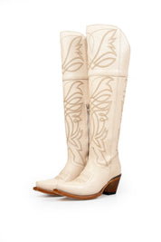 Myriam Knee High Snip Toe Cowgirl Boot