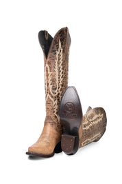 Kaylee Tall Wide Calf Friendly Snip Toe Cowgirl Boot