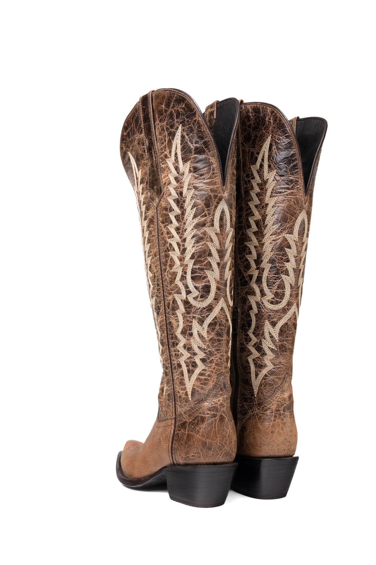 Kaylee Tall Wide Calf Friendly Snip Toe Cowgirl Boot