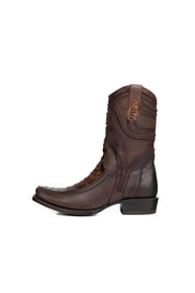 Ostrich Hornstone Narrow Toe Ankle Boot