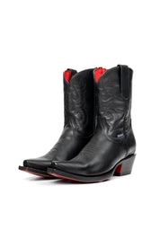 Claire Short Shaft Red Bottom Snip Toe Cowgirl Boot