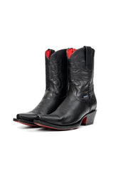 Claire Short Shaft Red Bottom Snip Toe Cowgirl Boot